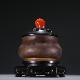 旧藏 内德堂制款铜香炉。