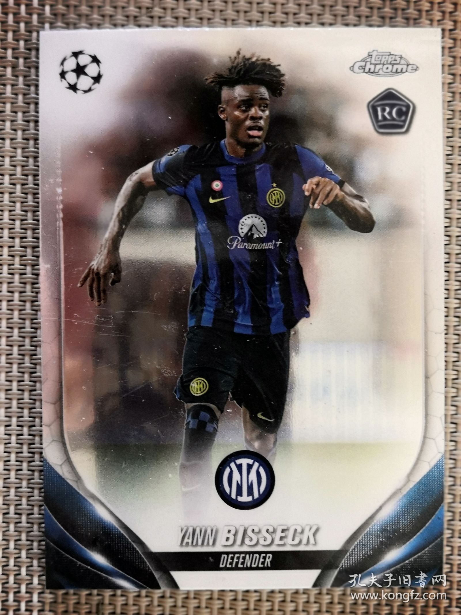 球星卡：TOPPS CHROME-意甲国际米兰队-YANN BISSECK