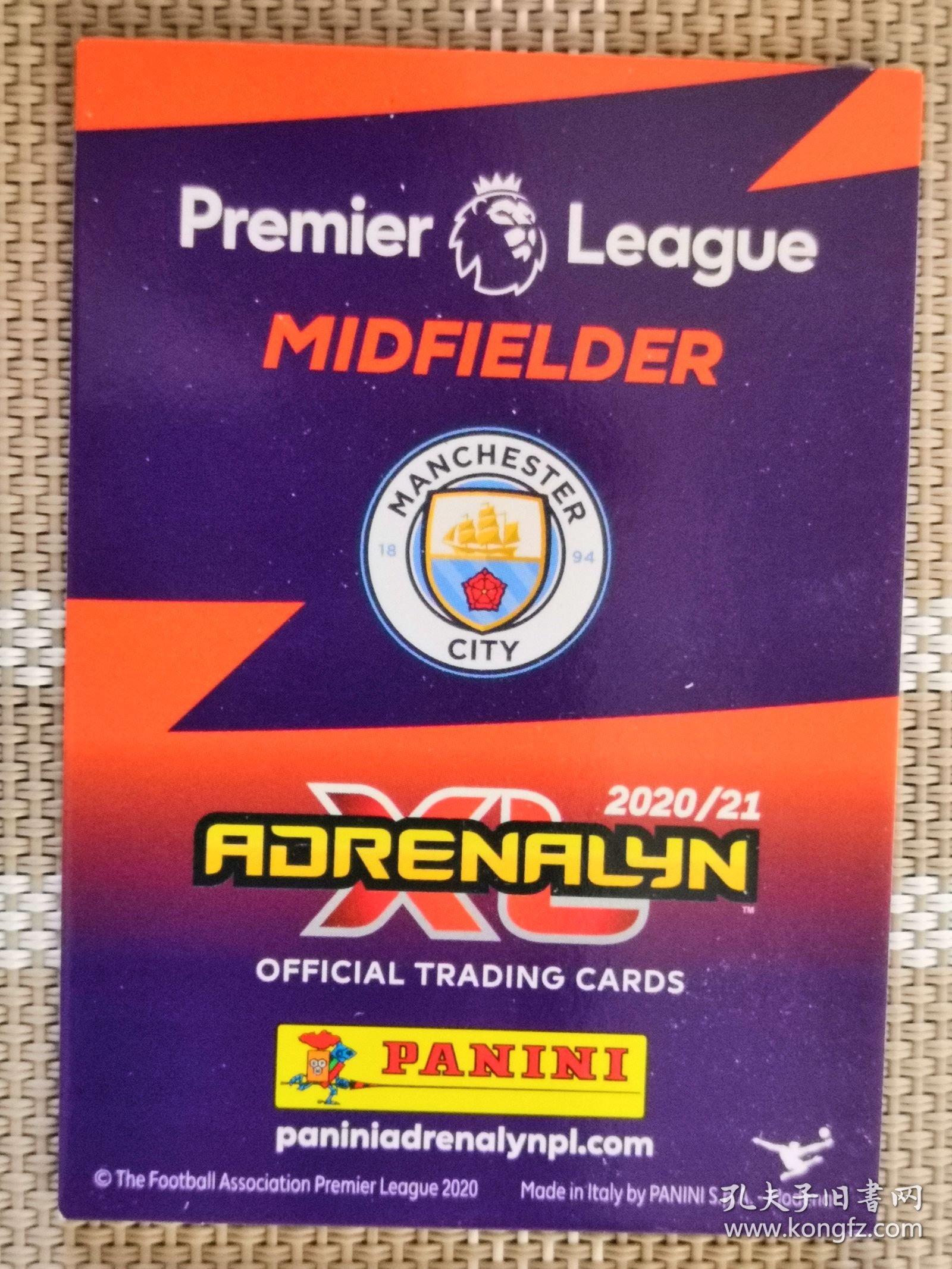 球星卡：PANINI -英超曼城队-PHIL FODEN