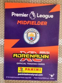 球星卡：PANINI -英超曼城队-PHIL FODEN