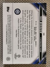 球星卡：TOPPS CHROME-意甲国际米兰队-YANN BISSECK