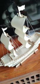 木头古风积木制3d立体拼图木质帆船模型拼装儿童益智diy手工玩具