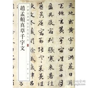 中华经典碑帖彩色放大本：赵孟頫真草千字文