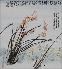 张华胜，花卉画