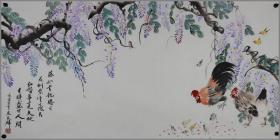 庞家麟，甘肃陇西人，花鸟画