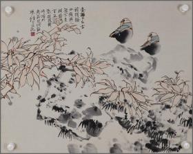 赵宁安，山东济南人，花鸟画