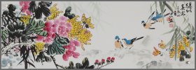 王中仁，花鸟画，福建省连江县人
