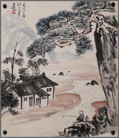 汤文选，湖北孝感人，山水画