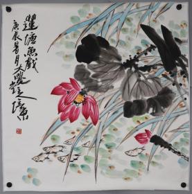 王培东，河南省舞阳县人，花卉画