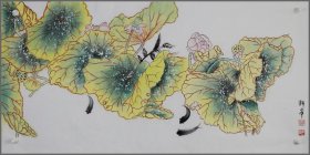 姚新峰，生于江苏常熟，花卉画