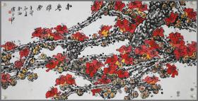 陈永锵，广东南海人，花卉画