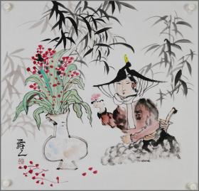 肖舜之，人物画