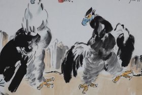 张蒲舲——花鸟画（张蒲舲，笔名铁蒲，安徽凤台人，中国美术家协会会员，安徽书法家协会会员，国家一级美术师）