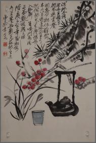 晏济元，花卉画