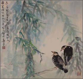 叶泉，生于广东，花鸟画