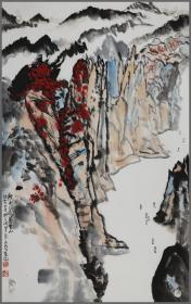 裴文奎，山西侯马人，山水画