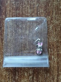 小兔 纯银吊坠 1.5*0.8CM  全新