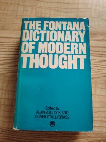 the fontana dictionary of modern thought 方坦纳现代思潮辞典