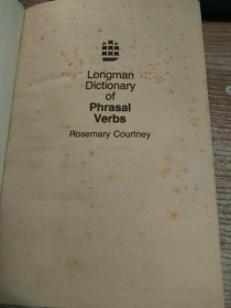 LONGMAN DICTIONARY OF PHRASAL VERBS 朗曼英语动词词组词典 具体看图