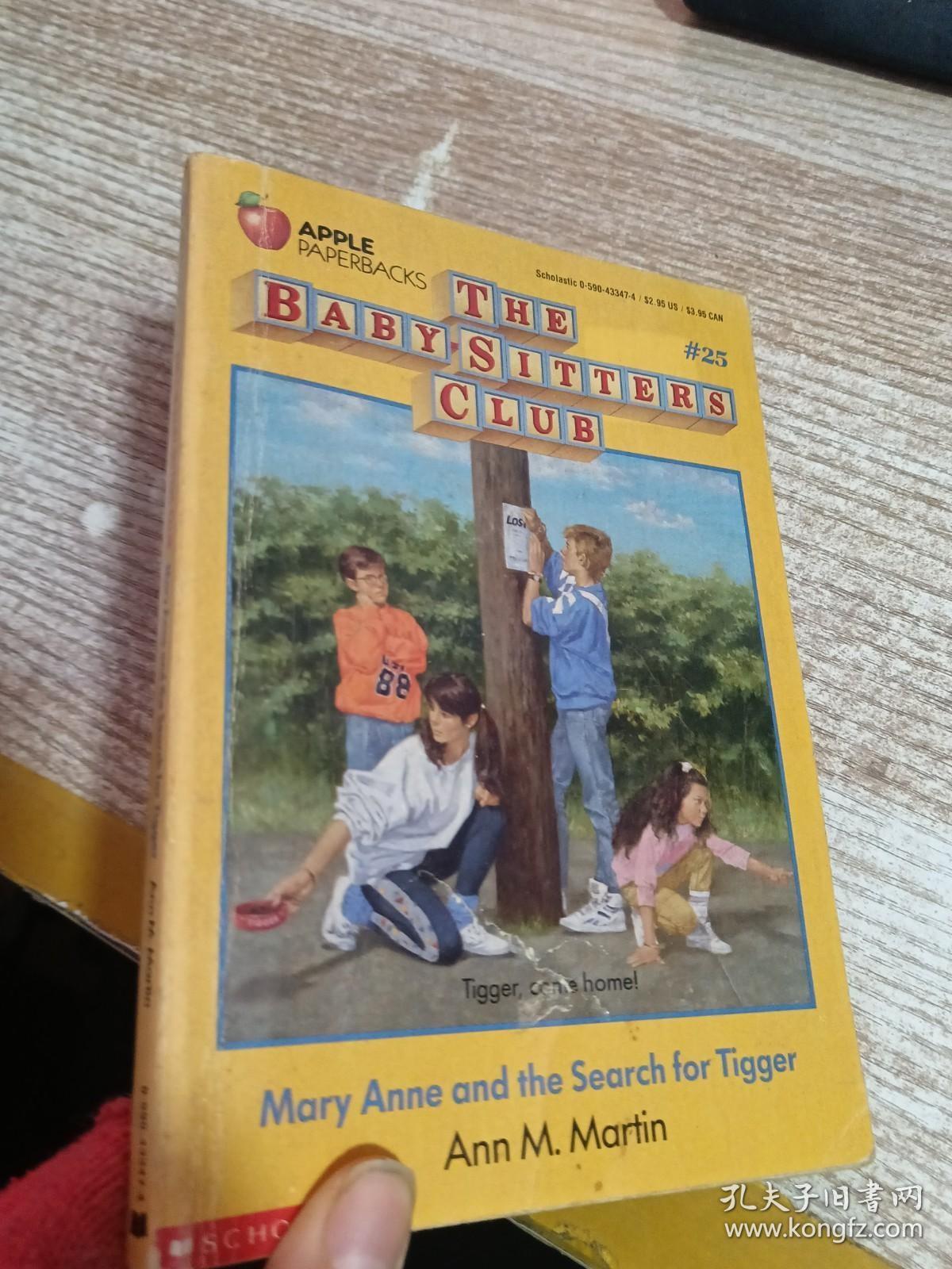 The Babysitters Club #25 mary anne and the search for tigger