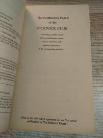 The Pickwick Papers[匹克威克外传]