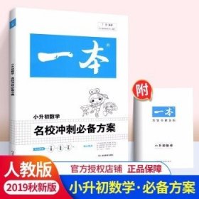 开心考试 2016年一本 名校冲刺必备方案：小升初数学（小学升初中小考总复习）