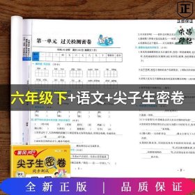 小学六年级下册试卷 数学苏教版黄冈尖子生密卷期中期末冲刺100分单元专项测试卷基础达标券过关检测卷