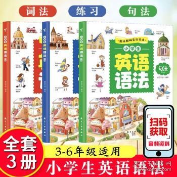 英语语法书小学生英语语法（套装全3册）语法+句法+练习