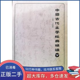 中國古代文學經典精讀下卷王小衛(wèi)貴州大學出版社9787811262803
