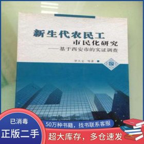 新生代農(nóng)民工市民化研究 基于西安市的實(shí)證調(diào)查羅大文等著陜西人民出版社9787224103304