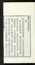 【提供资料信息服务】宣统元（1909）年 ：虚斋名画续录，原书共4册，庞元济撰，绘画名迹著录书，本店此处销售的为该版本的彩色高清原大、无线胶装本。