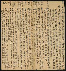 【提供资料信息服务】清宗室敬征日记稿本，12册128页，清道光17年[1837]-咸丰元年，[1851]刊本，傅斯年图书馆藏，本店此处销售的为该版本的原大彩色、仿真微喷、宣纸线装本。