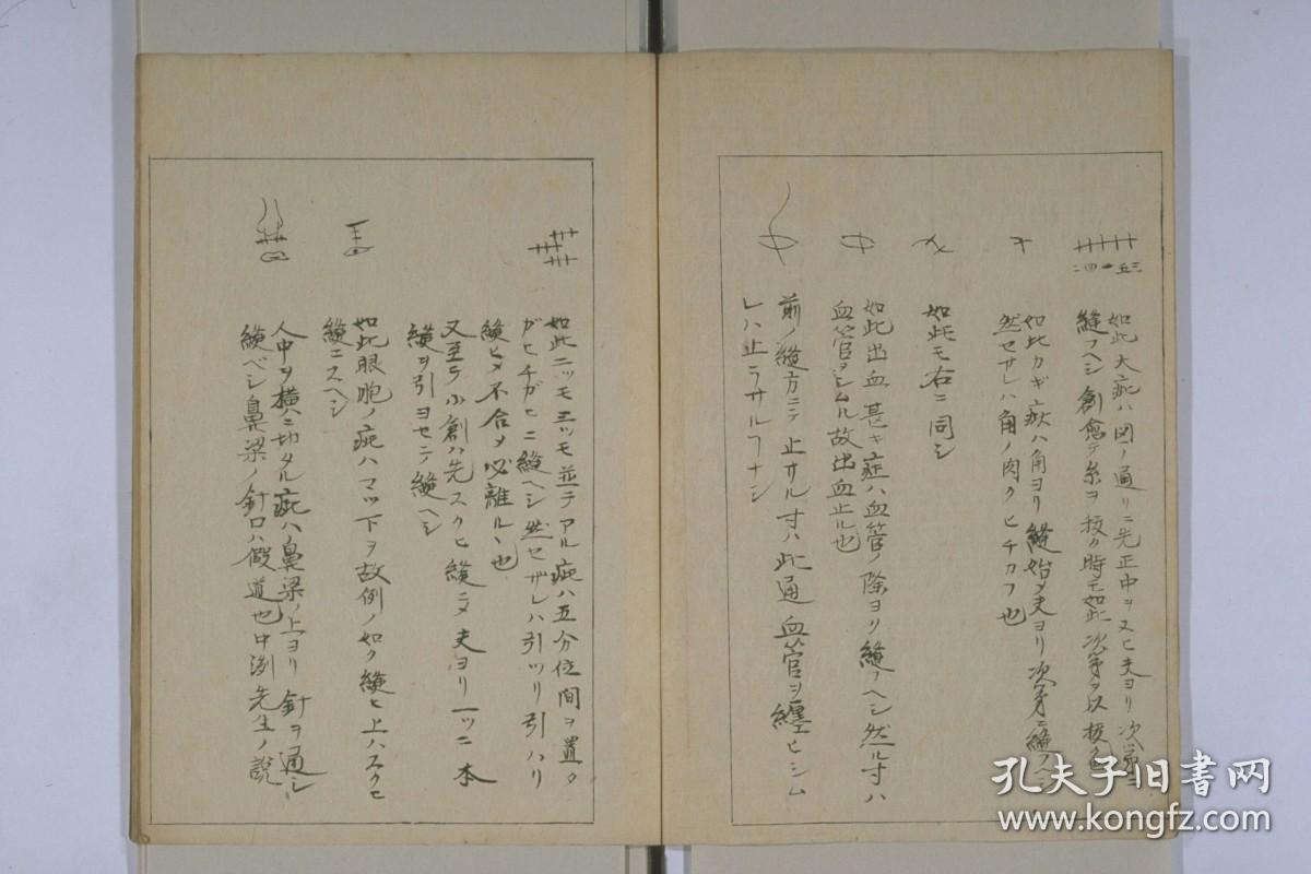 【提供资料信息服务】古籍善本仿真复刻_底本为和写本：瘍科神書/疡科神书，线装为1册，華岡青洲(震)著。本店此处销售的为该版本的原大全彩、仿真微喷、宣纸线装本。