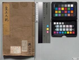 【提供资料信息服务】皇王大纪，胡宏著，明刊本，80卷24册1369页，日本内阁文库藏，本店此处销售的为该版本的原大彩色、仿真微喷、宣纸线装本。