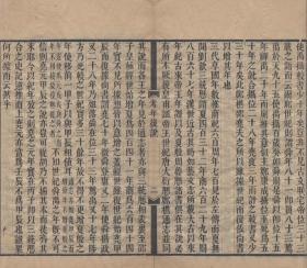 【提供资料信息服务】古籍善本仿真复刻_底本为清光绪间刻本：战国纪年，线装原书为4册，林春溥撰，本店此处销售的为该版本的原大全彩、仿真微喷、宣纸线装本。