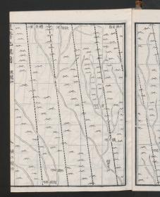 【提供资料信息服务】：皇清地理图，董方立著，清同治10年广州萃文堂刊刷，线装原书为1册，本店此处销售的为该版本的原大彩色、仿真微喷、宣纸线装本。