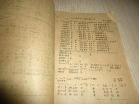 1965年广东南海平洲农业学校自编歌集*《农中歌声》*一册全