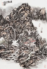 【保真字画，取自画家本人】 陈安明， 四尺开三 保真