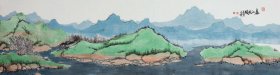 【保真字画，取自画家本人】曹爱华,六尺对开保真