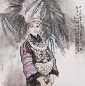 张跃武， 68x68cm    精品保真