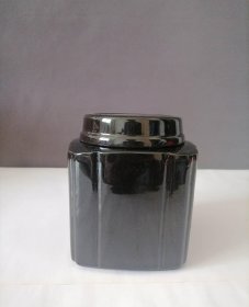 67年代宜昌彩陶乌金釉茶罐-68