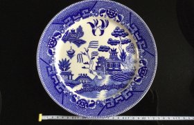 日本明治时期大瓷盘-41