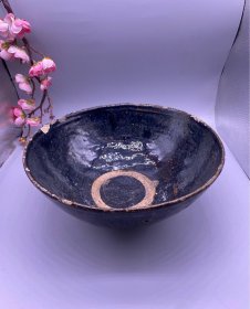 黑釉大碗，尺寸24.5*10.5厘米，品相如图，300包快递-16