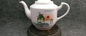 文*时期江山如此多娇纹饰茶壶-54