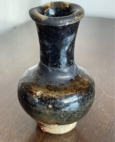老窑小瓶陶瓷小花瓶瓷塑玩具陶瓷器摆件有修复-88
