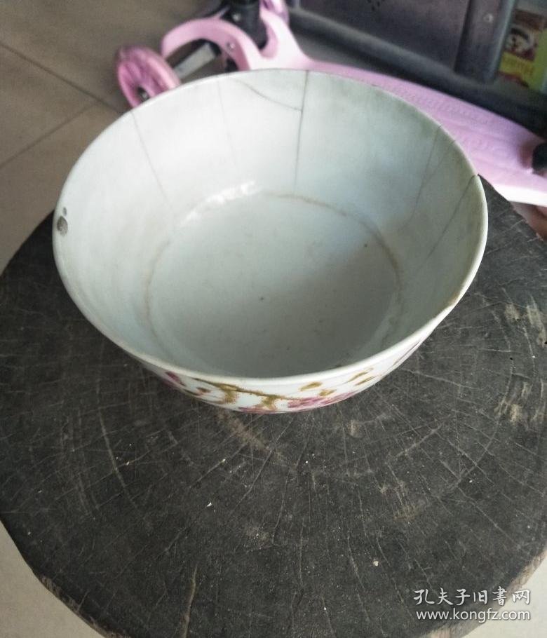 清代同治粉彩小碗直径10cm-44