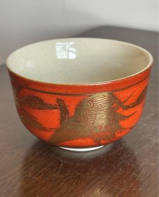 陶瓷茶碗陶瓷茶杯陶瓷杯子陶瓷水杯手绘杯子陶瓷器摆件-82
