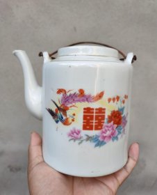 全品瓷器壶，高15厘米，全品差盖子-28