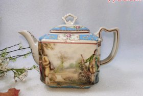 瓷器西洋瓷民国时期老上海洋行西洋瓷茶壶-99