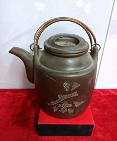 旧藏老紫砂茶壶-84